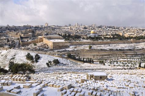 Rare Winter Storm Expected To Blanket Jerusalem With Snow