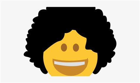 Emojis Wow247 Afro Emoji Afro Transparent Png 613x408 Free