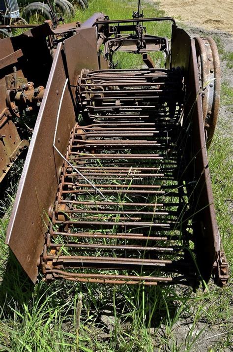 Old Potato Digger Stock Photo Image Of Machine Crop 31282190