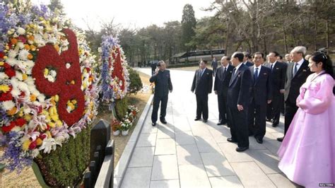 In Pictures N Korea Marks The Birthday Of Kim Il Sung Bbc News