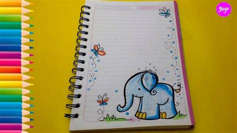 Ideas Para Marcar Cuadernos Cómo Dibujar Márgenes Dibujos Para