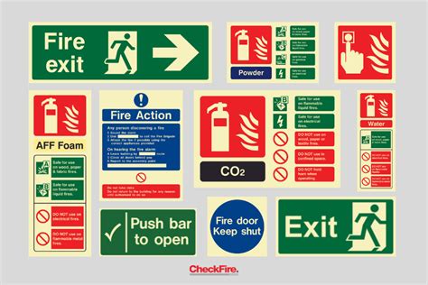Fire Safety Signs And Symbols And Their Meanings Checkfire
