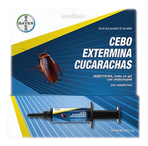 Cebo Extermina Cucarachas Insecticida 5 Gr Jeringa Blattanex Mercado