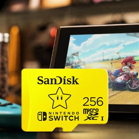 SanDisk Carte Micro Sd De 128 Go Nintendo Switch 64 Go 256 Go