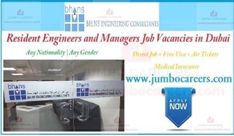 Resident Engineers And Managers Job Vacancies In Dubai 2019