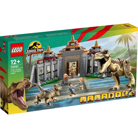 LEGO Jurassic Park 76961 Angriff Des T Rex Und Raptors Aufs