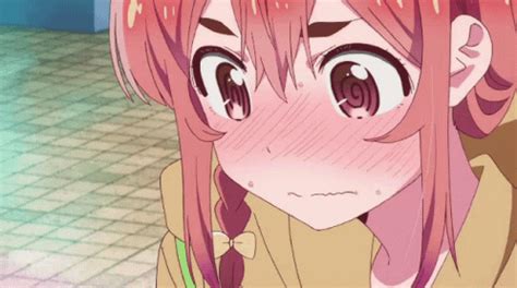 Blush Gif Blush Discover Share Gifs Blushing Anime Anime In Memes