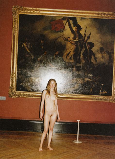 Raquel Zimmermann And Charlotte Rampling Nude In Louvre Picture