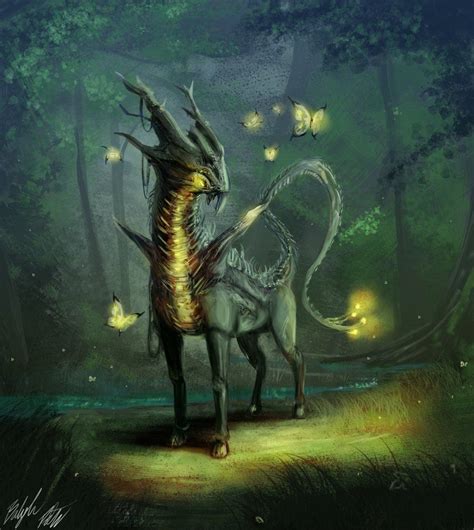 Gossamer Wings Magic Forest Legendary Creature Majestic Animals