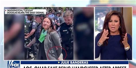 Julie Banderas Rips Aoc Omar Fake Handcuffing Photo Op After Arrest