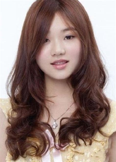 Collection Of Korean Hairstyle With Round Face
