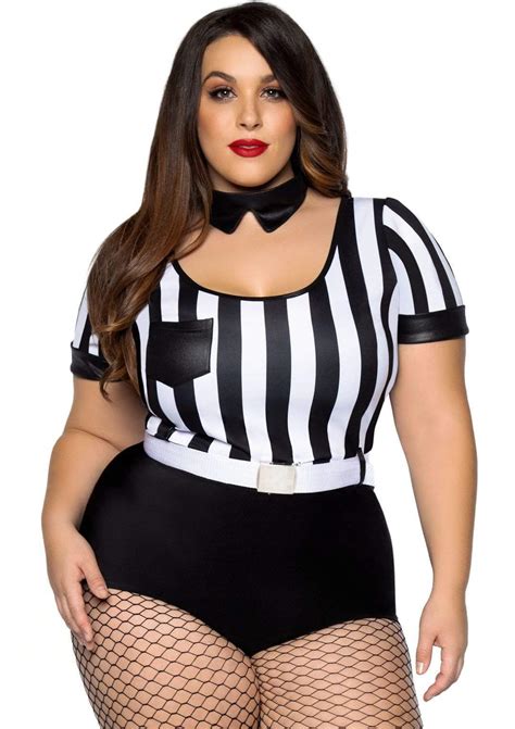 plus size referee costume adult halloween costumes leg avenue