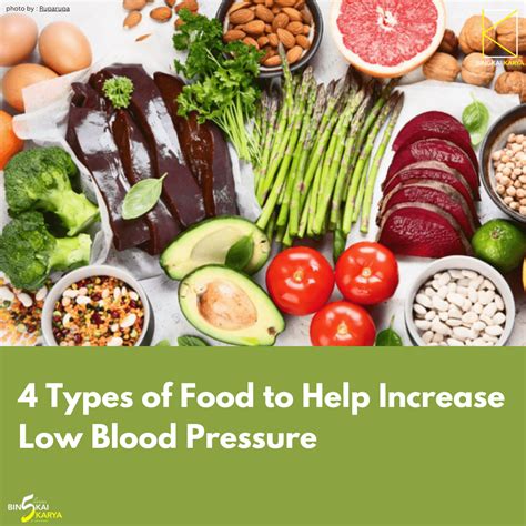 4 Types Of Food To Help Increase Low Blood Pressure