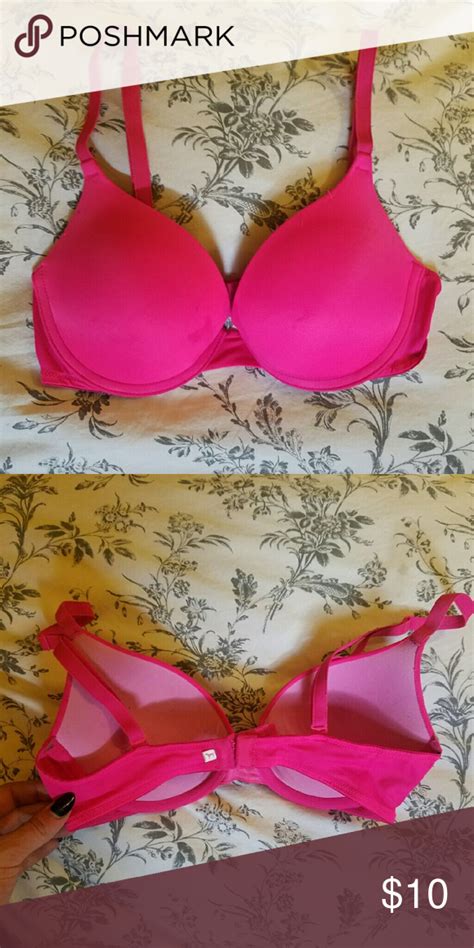 Victorias Secret Hot Pink Push Up Bra Push Up Bra Bra Push Up