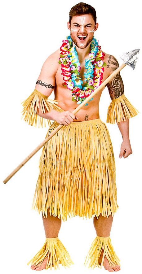 Zulu Warrior Costume Set Hawaiian Costumes Hawaiian Costume