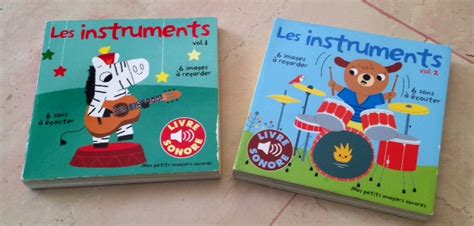 Maman Zest Les Instruments Volumes 1 Et 2 Mes Petits Imagiers