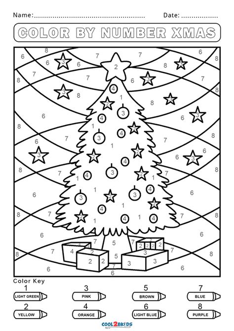 Free Color By Number Worksheets Cool2bkids