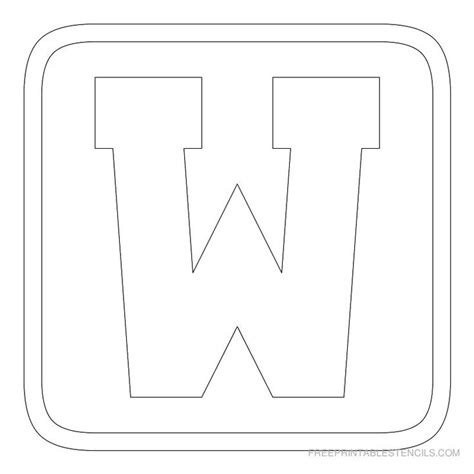 Printable Block Letter Stencils Free Printable Stencils Com Letter