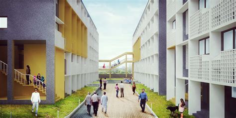 Udaan Low Cost Mass Housing Project Sameep Padora And Associates