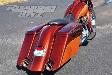 Bagger Stretched Saddlebags Rear Fender Road King Custom Roaring Toyz