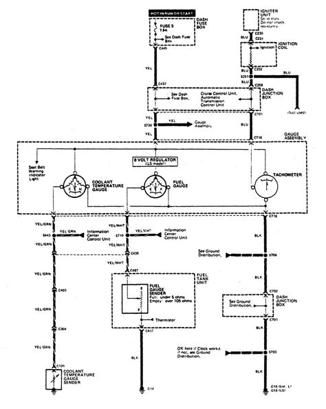 2002 western star 5964 hvac diagram. Acura Legend (1990) - wiring diagrams - instrumentation ...