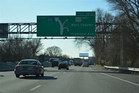 Interstate 95 South Delaware County Aaroads Pennsylvania