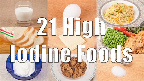 21 High Iodine Foods 700 Calorie Meals DiTuro Productions YouTube