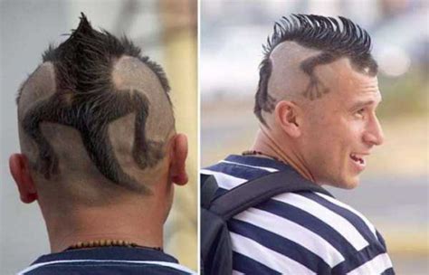 15 Most Crazy And Funny Haircuts To Erase Social Life Cheveux Drôles
