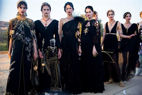 Dolce Gabbana Stage An Epic Alta Moda Show In Sicilys Valley Of The