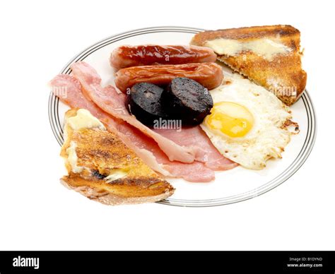 Full English Breakfast Stock Photo Alamy