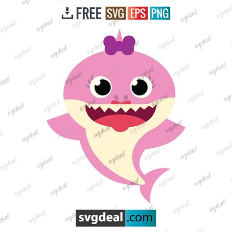 8 Free Baby Shark SVG Files For Your Cutting Machine Free SVG Files
