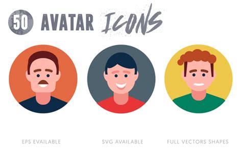50 Avatar Icons Dighital Icons Premium Icon Sets For All Your Designs
