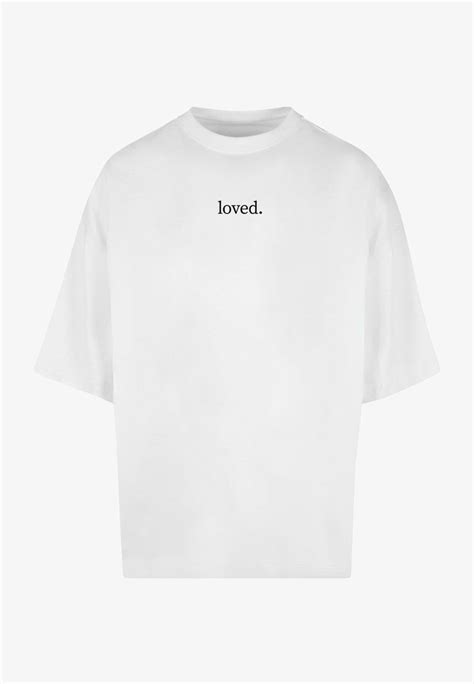 Merchcode Love Huge T Shirt Print Whiteweiß Zalandoat