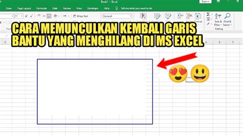 CARA MUNCULKAN GARIS BANTU ATAU GRIDLINES DI MICROSOFT EXCEL YouTube