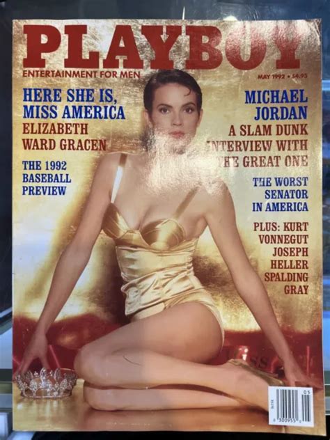Playboy Magazine May Miss America Elizabeth Ward Gracen Very Good Picclick