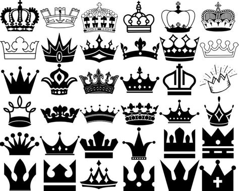 Queen Crown Crown Royal Crown Silhouette Kings Crown Pointers Svg