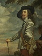 Portrait de Charles 1er, roi d'Angleterre (1600-1649), à la chasse ...