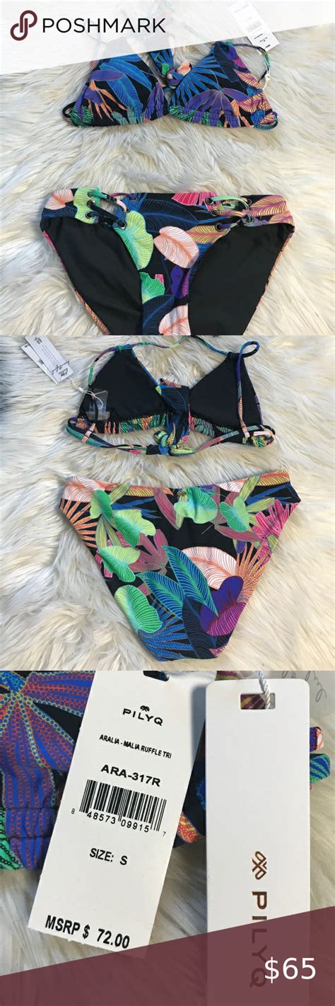 Pilyq Blossom Triangle Bikini Bikinis Bikini Swimsuits Swimwear My Xxx Hot Girl