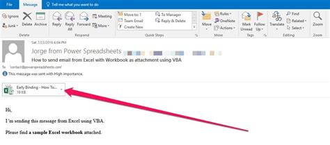 This is particularly useful when you want to handle email activities inside your application. How To Send Email From Excel (With Outlook) Using VBA ...