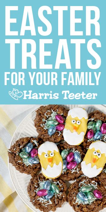 Did you know harris teeter offers holiday dinners cooked and ready to serve? Spring into the season with these Easter Treats for the Family! #easter #eastertreats #easterbu ...