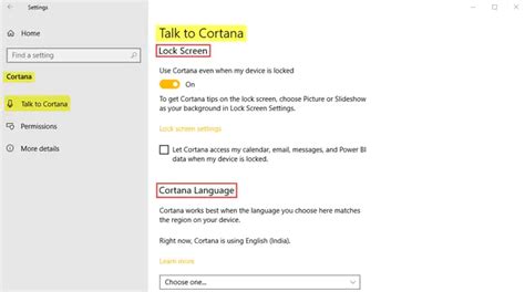 How To Set Up And Manage Cortana Settings In Windows 10