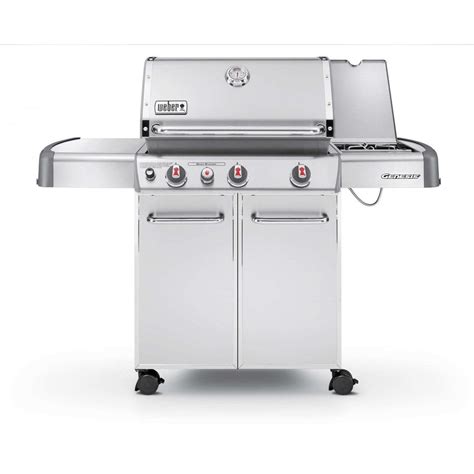 Weber Genesis S 330 Freestanding Propane Gas Grill With Sear Burner