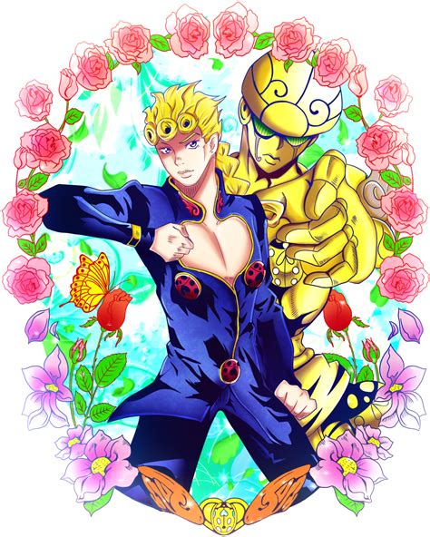 Giorno Giovanna And Gold Experience Jojo No Kimyou Na Bouken And 1 More Drawn By Chouhana