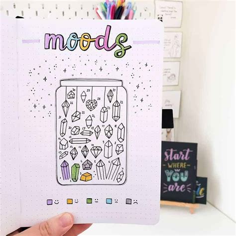 35 Fun And Creative Bullet Journal Mood Trackers And How To Use Them