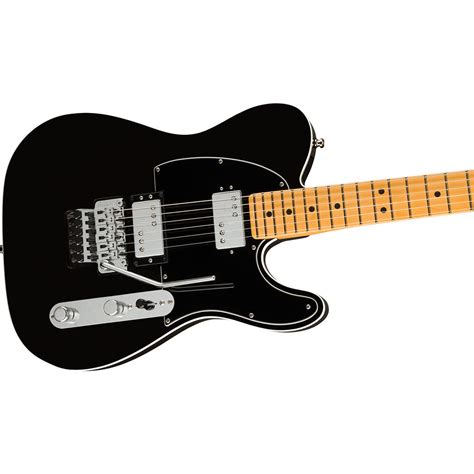 Fender American Ultra Luxe Telecaster Floyd Rose Hh Mn Mystic Black