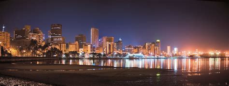 Durban Skyline The Skyline At Night South African Tourism Flickr