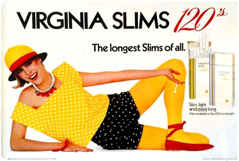 Virginia Slims [1985] Cigarette Adverts ~ 120’s Retro Musings