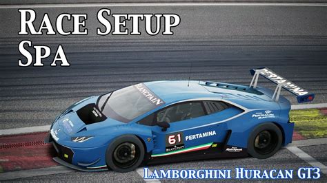 Assetto Corsa Race Setup Lamborghini Huracan Gt Spa Base Setup My XXX