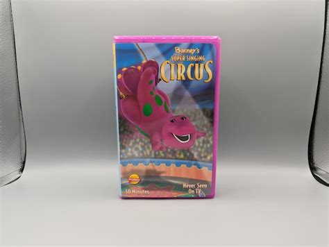 Barney S Super Singing Circus VHS Vintage Video VHS Tape Etsy Australia