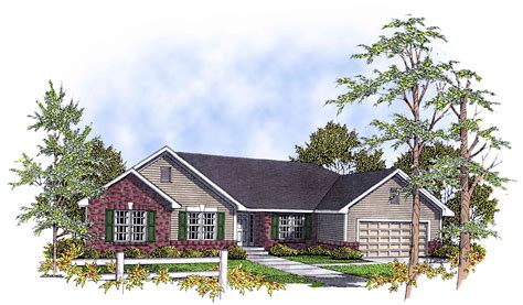 Traditional Ranch House Plan 8912ah Architectural